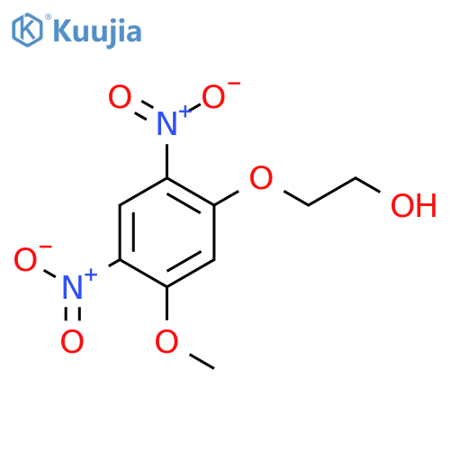 Ethanol, 2-(5-methoxy-2,4-dinitrophenoxy)- structure