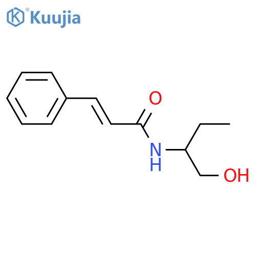2-Propenamide,N-[1-(hydroxymethyl)propyl]-3-phenyl- structure