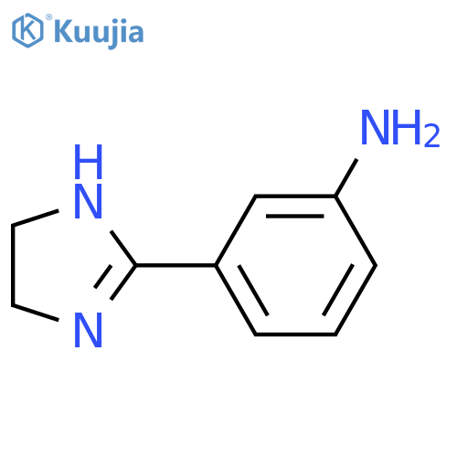 Benzenamine,3-(4,5-dihydro-1H-imidazol-2-yl)- structure