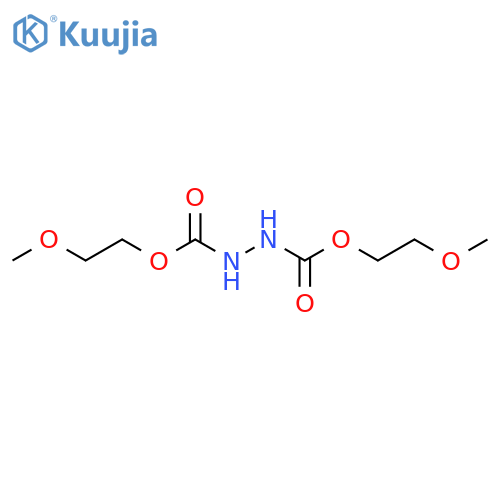 1,2-Hydrazinedicarboxylic acid, 1,2-bis(2-methoxyethyl) ester structure