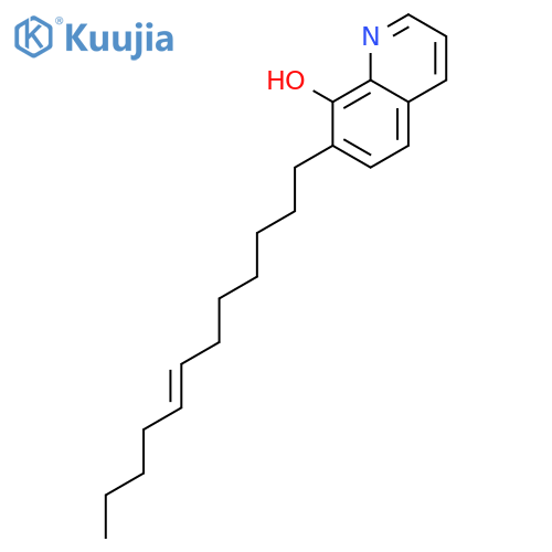 8-Quinolinol,7-(7-dodecen-1-yl)- structure
