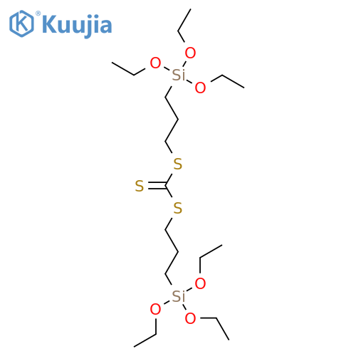 Carbonotrithioic acid,bis[3-(triethoxysilyl)propyl] ester structure