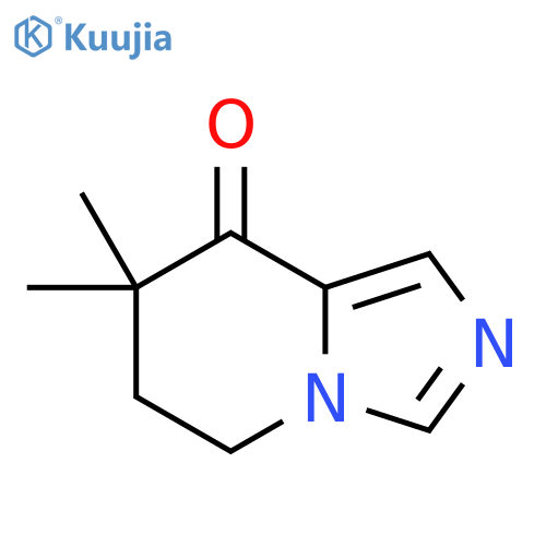6,7-dihydro-7,7-dimethyl-Imidazo[1,5-a]pyridin-8(5H)-one structure