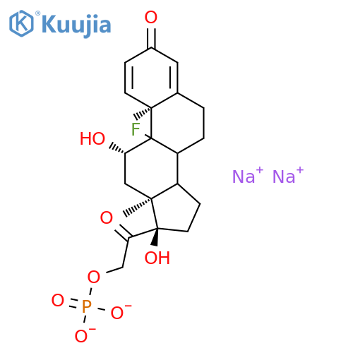 Isoflupredone 21-Phosphate Ester Disodium Salt structure
