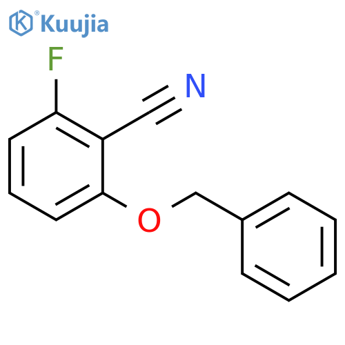 2-Benzyloxy-6-fluorobenzonitrile structure