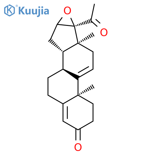 Pregna-4,9(11)-diene-3,20-dione,16,17-epoxy-, (16a)- structure