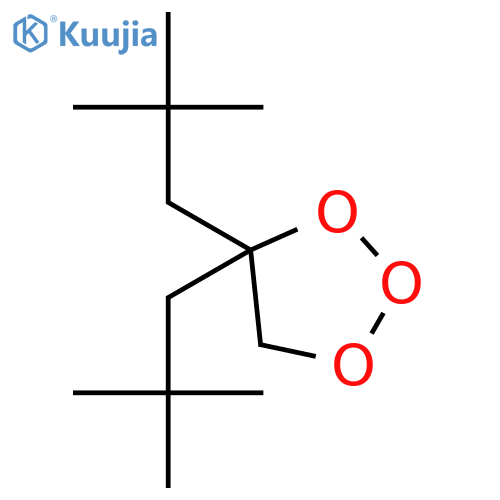 1,2,3-Trioxolane, 4,4-bis(2,2-dimethylpropyl)- structure