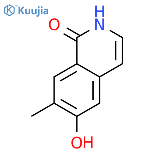 6-hydroxy-7-methyl-1(2H)-Isoquinolinone structure