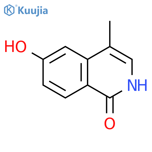 6-hydroxy-4-methyl-1(2H)-Isoquinolinone structure