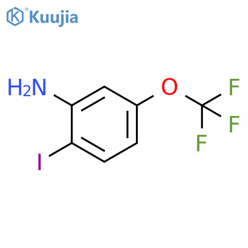 2-Iodo-5-(trifluoromethoxy)aniline structure