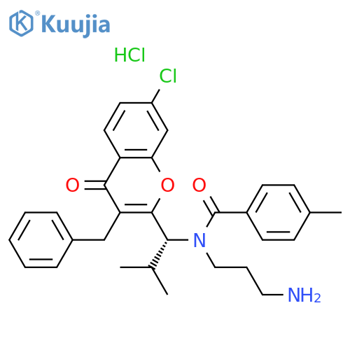 SB-743921 hydrochloride structure