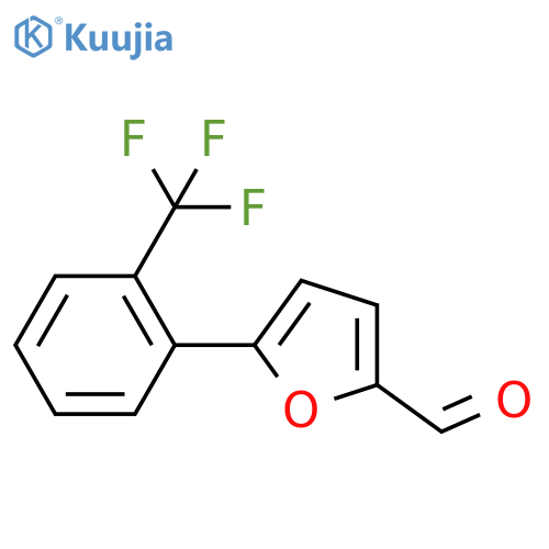 5-2-(Trifluoromethyl)phenylfuran-2-carbaldehyde structure
