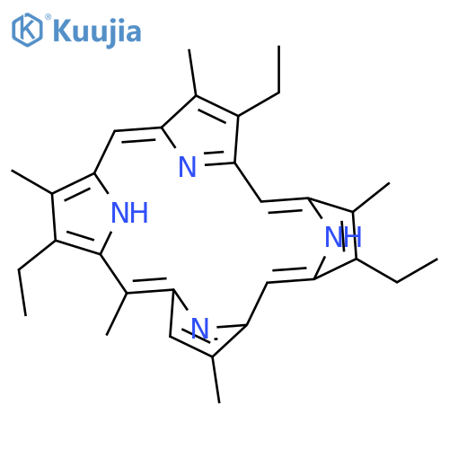21H,23H-Porphine, 3,12,17-triethyl-2,5,8,13,18-pentamethyl- structure