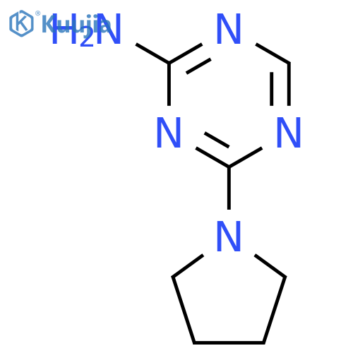 4-(Pyrrolidin-1-yl)-1,3,5-triazin-2-amine structure