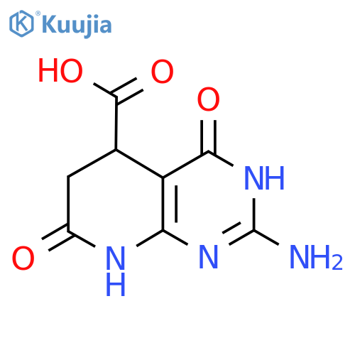2-Amino-4,7-dioxo-3,4,5,6,7,8-hexahydropyrido[2,3-d]pyrimidine-5-carboxylic acid structure