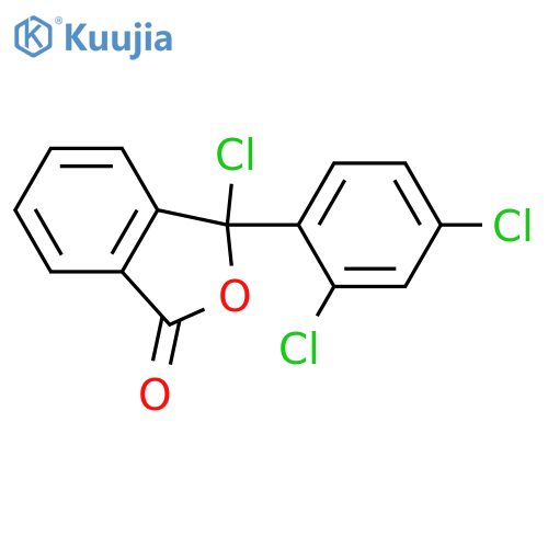 1(3H)-Isobenzofuranone, 3-chloro-3-(2,4-dichlorophenyl)- structure