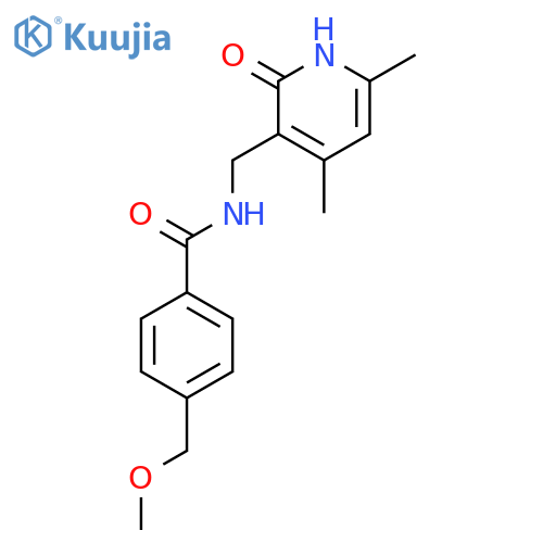 Benzamide, N-[(1,2-dihydro-4,6-dimethyl-2-oxo-3-pyridinyl)methyl]-4-(methoxymethyl)- structure