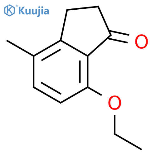 1H-Inden-1-one, 7-ethoxy-2,3-dihydro-4-methyl- structure