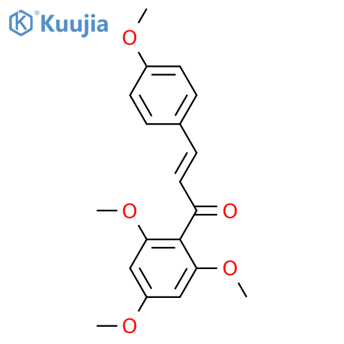 2',4',6',4-tetramethoxychalcone structure