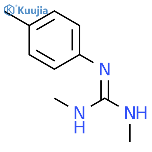 Guanidine, N,N'-dimethyl-N''-(4-methylphenyl)- structure