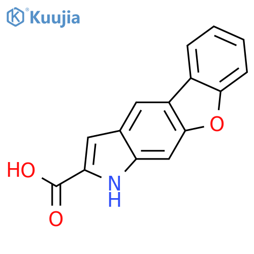 1H-Benzofuro[3,2-f]indole-2-carboxylic acid structure