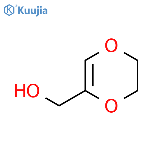 (5,6-dihydro-1,4-dioxin-2-yl)methanol structure