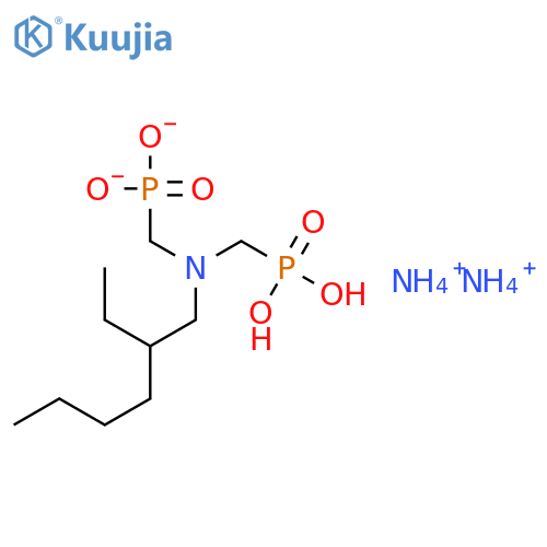 Phosphonic acid,[[(2-ethylhexyl)imino]bis(methylene)]bis-, diammonium salt (9CI) structure