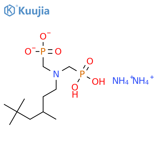 Phosphonic acid,[[(3,5,5-trimethylhexyl)imino]bis(methylene)]bis-, diammonium salt (9CI) structure