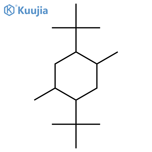 Cyclohexane,1,4-bis(1,1-dimethylethyl)-2,5-dimethyl- structure