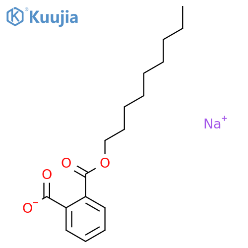 1,2-Benzenedicarboxylicacid, 1-nonyl ester, sodium salt (1:1) structure
