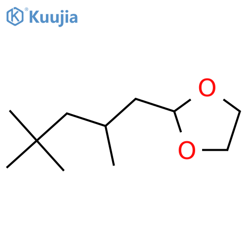 1,3-Dioxolane,2-(2,4,4-trimethylpentyl)- structure