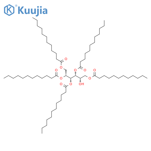 D-Glucitol 1,3,4,5,6-pentalaurate structure