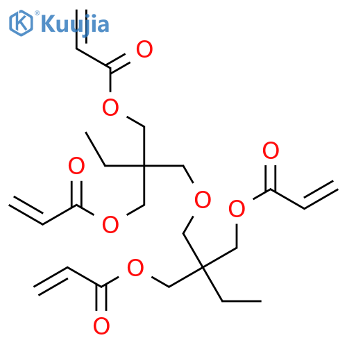 2-Propenoic acid,1,1'-[2-[[2,2-bis[[(1-oxo-2-propen-1-yl)oxy]methyl]butoxy]methyl]-2-ethyl-1,3-propanediyl]ester structure