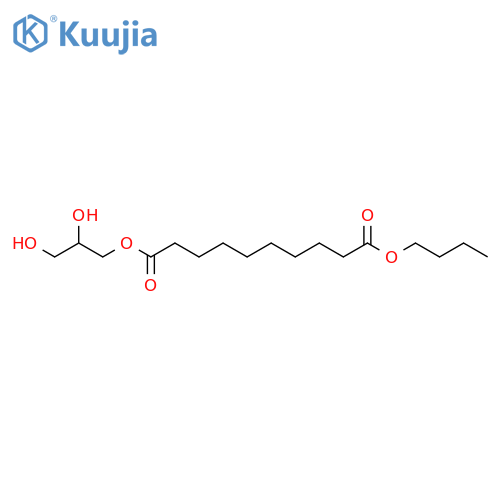 Decanedioic acid,1-butyl 10-(2,3-dihydroxypropyl) ester structure