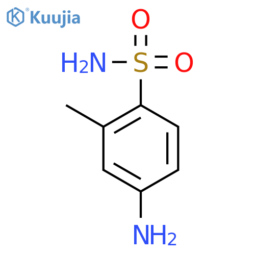 4-amino-2-methylbenzene-1-sulfonamide structure