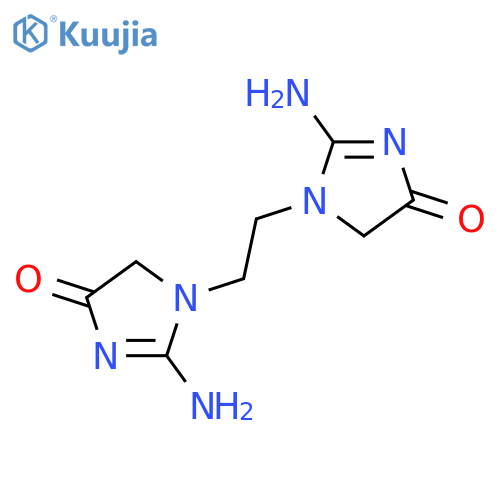 4H-Imidazol-4-one,1,1'-(1,2-ethanediyl)bis[2-amino-1,5-dihydro- structure