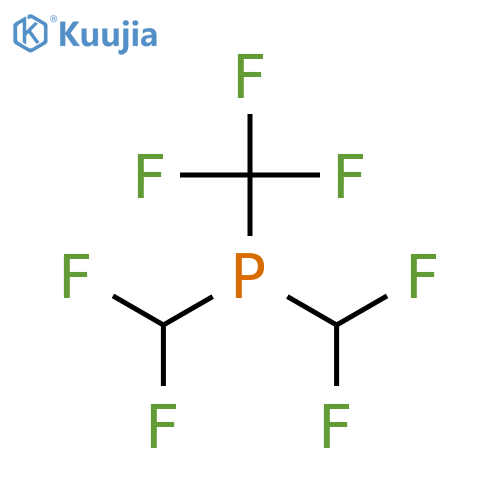 Phosphine, bis(difluoromethyl)(trifluoromethyl)- structure