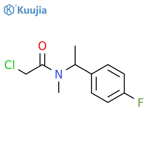 2-Chloro-N-1-(4-fluorophenyl)ethyl-N-methylacetamide structure