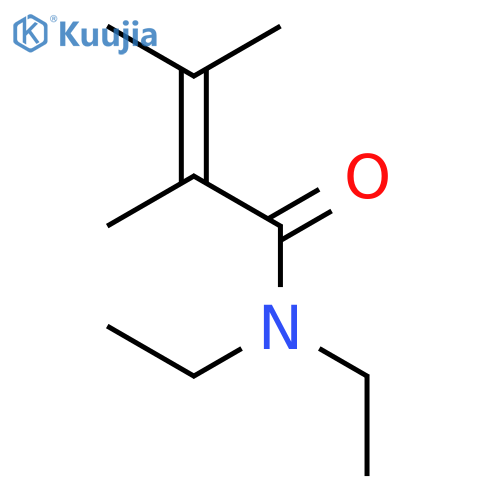 2-Butenamide, N,N-diethyl-2,3-dimethyl- structure