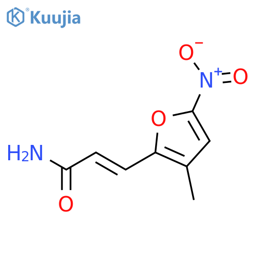 2-Propenamide, 3-(3-methyl-5-nitro-2-furanyl)- structure