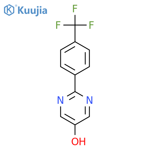 5-Pyrimidinol, 2-[4-(trifluoromethyl)phenyl]- structure