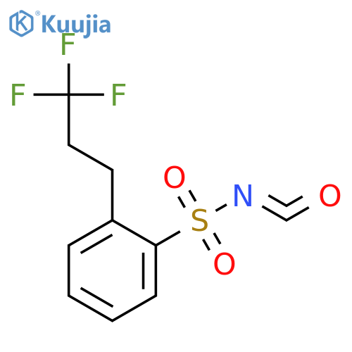 Benzenesulfonyl isocyanate, 2-(3,3,3-trifluoropropyl)- structure