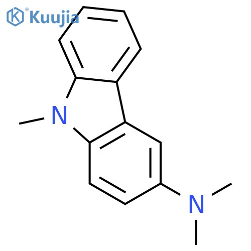 N,n,9-trimethylcarbazol-3-amine structure