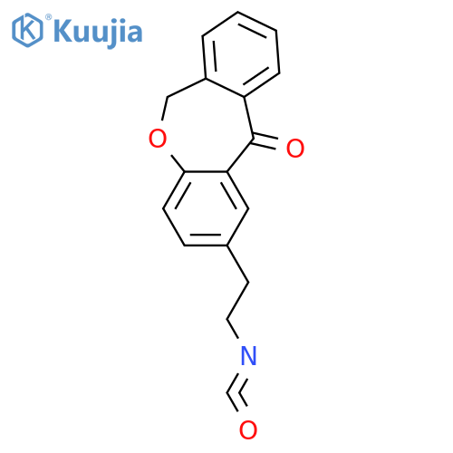 Dibenz[b,e]oxepin-11(6H)-one, 2-(2-isocyanatoethyl)- structure