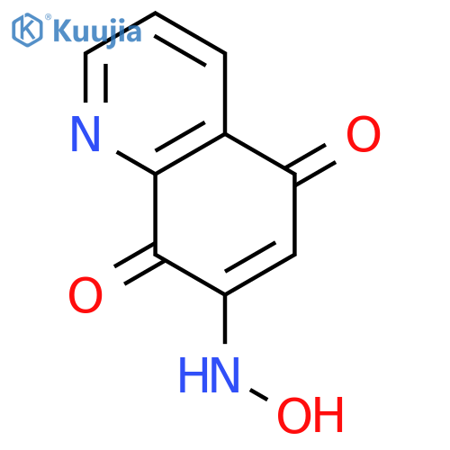 5,8-Quinolinedione,7-(hydroxyamino)- structure