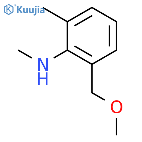 2-(Methoxymethyl)-N,6-dimethylaniline structure