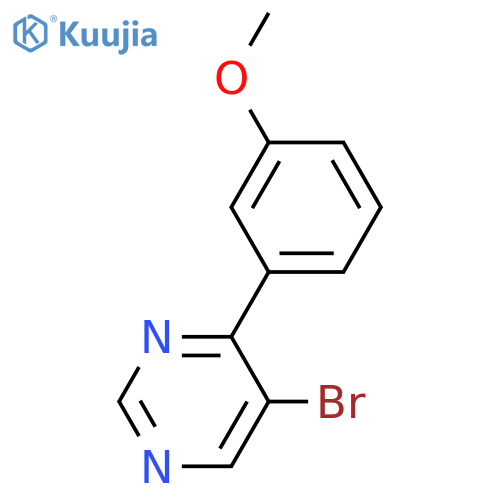 5-Bromo-4-(3-methoxyphenyl)pyrimidine structure