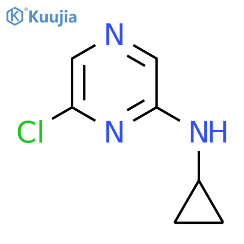 2-Chloro-6-cyclopropylaminopyrazine structure