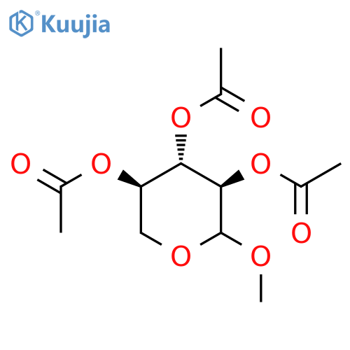 D-Xylopyranoside, methyl, triacetate structure