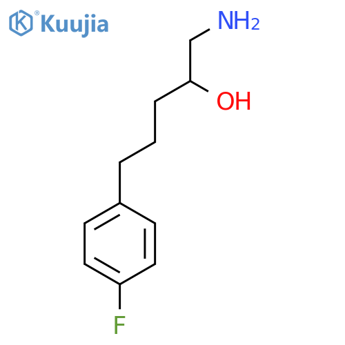 1-Amino-5-(4-fluorophenyl)pentan-2-ol structure